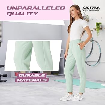 Amazon.com: Ultra Performance Womens Sweatpants Open Bottom